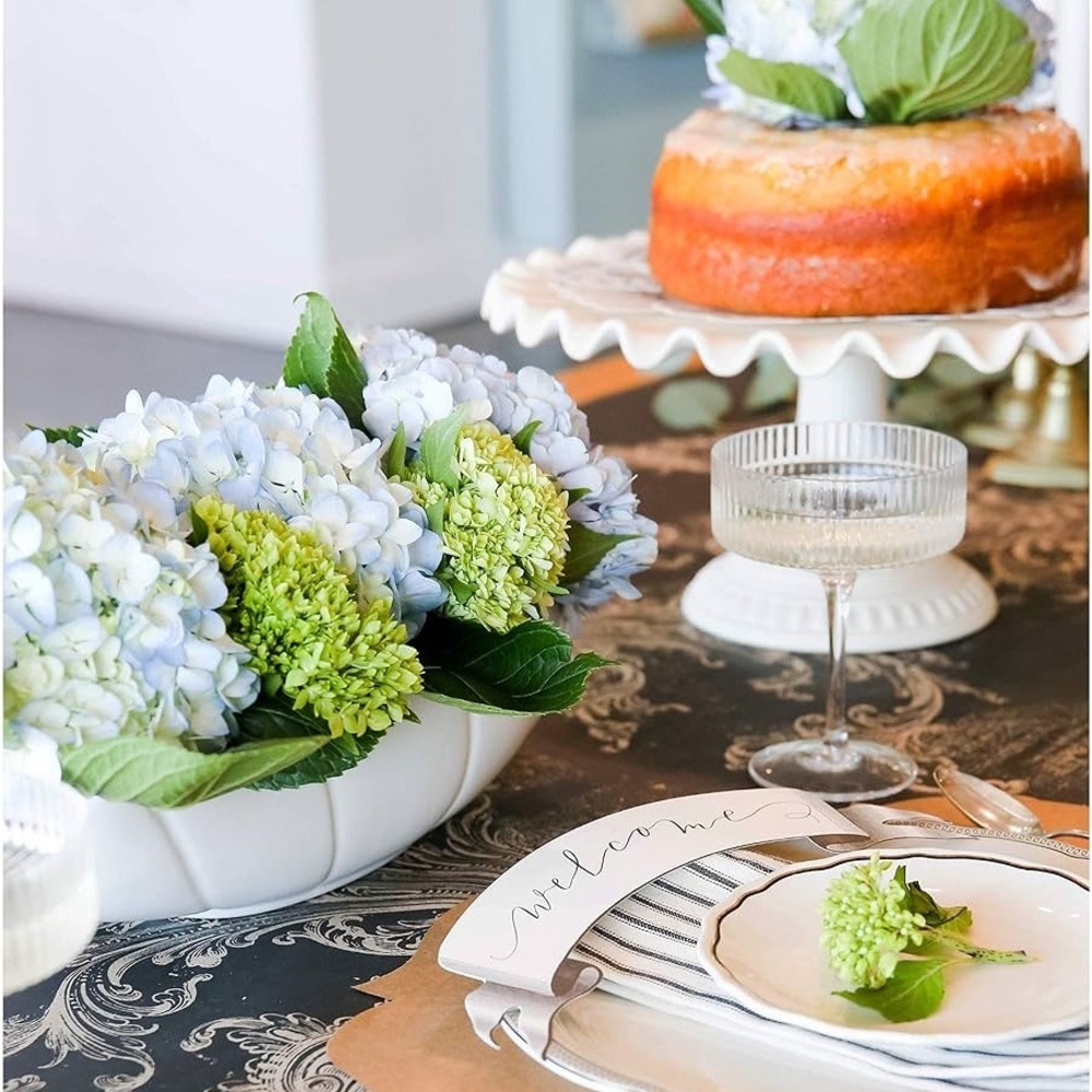 Hester and Cook Paper Table Runner Black Archival Disposable Wide American Made